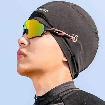 ROCKBROS Cycling cap with cutouts for glasses - black – image 4
