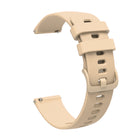HURTEL Silicone strap for Huawei Watch GT2/GT3 42mm smartwatch - beige