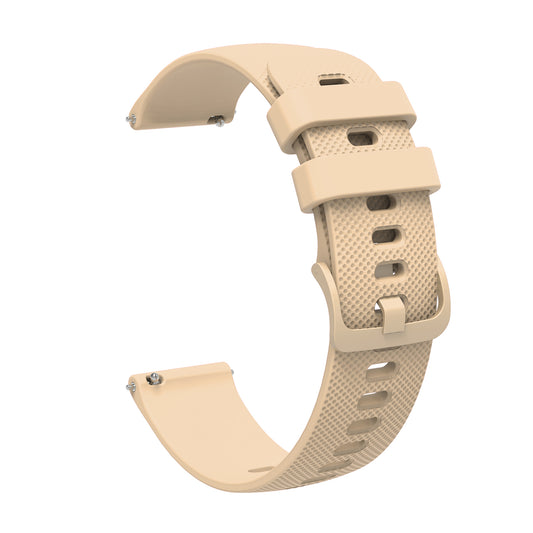 HURTEL Silicone strap for Huawei Watch GT2/GT3 42mm smartwatch - beige
