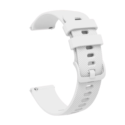 HURTEL Silicone strap for Huawei Watch GT2/GT3 42mm smartwatch - white