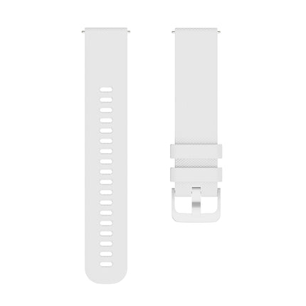 HURTEL Silicone strap for Huawei Watch GT2/GT3 42mm smartwatch - white – image 3