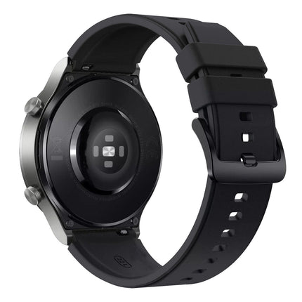 HURTEL Silicone strap for Huawei Watch GT 2/3/4/2 Pro/3 Pro/4 Pro/GT 2e 46mm - black