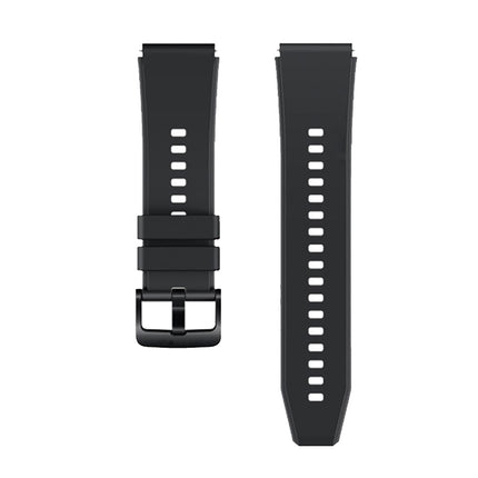 HURTEL Silicone strap for Huawei Watch GT 2/3/4/2 Pro/3 Pro/4 Pro/GT 2e 46mm - black – image 6