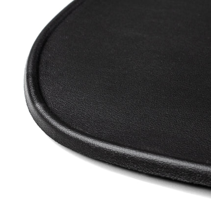 WOZINSKY Ergonomic mouse and wrist pad, gel eco leather, large, non-slip - black – image 4