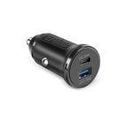SBS Power Delivery USB-A USB-C 25W car charger - black