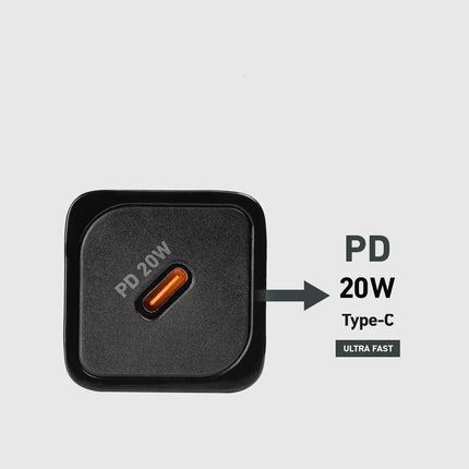 SBS Power Delivery GaN USB-C 20W wall charger - black – image 10
