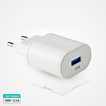 SBS USB-A 10W wall charger - white – image 4