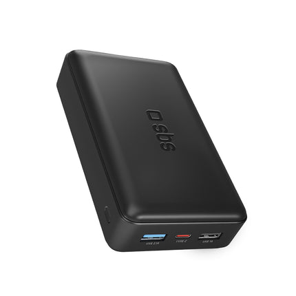 SBS Powerbank 20000 mAh USB-A USB-C - black