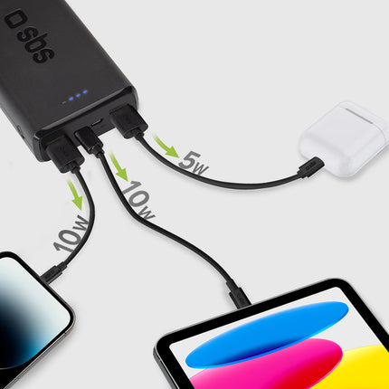SBS Powerbank 20000 mAh USB-A USB-C - black – image 10