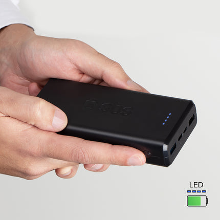 SBS Powerbank 20000 mAh USB-A USB-C - black – image 6