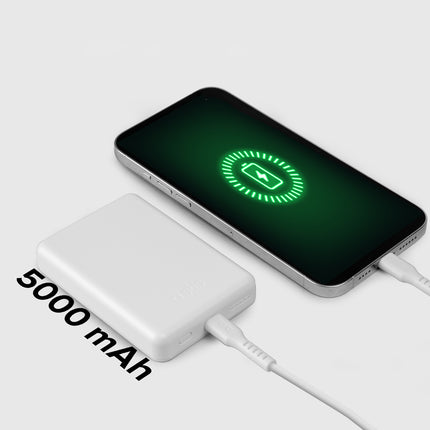 SBS Powerbank 5000 mAh USB-C compatible with MagSafe - white – image 7
