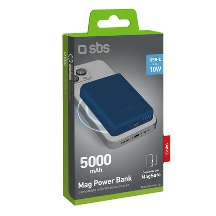 SBS Powerbank 5000 mAh MagSafe - blue – image 2