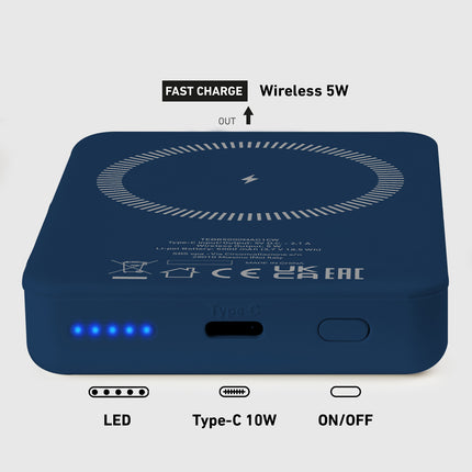 SBS Powerbank 5000 mAh MagSafe - blue – image 9