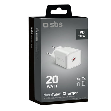 SBS GaN network charger with Power Delivery 20W - white – image 2