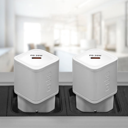 SBS GaN network charger with Power Delivery 20W - white – image 3