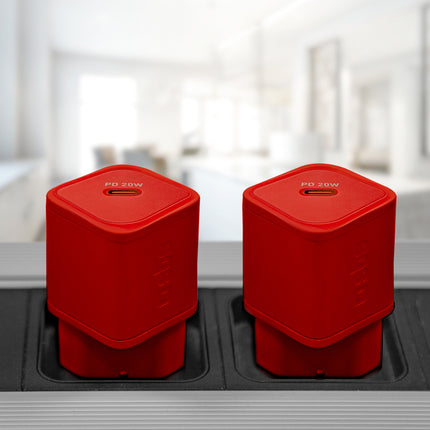 SBS GaN network charger with Power Delivery 20W - red – image 3