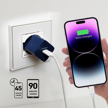 SBS GaN network charger with Power Delivery 20W - blue – image 6