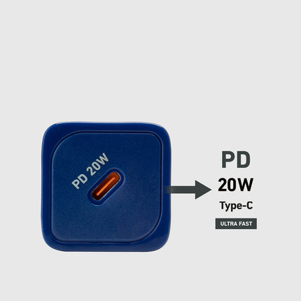SBS GaN network charger with Power Delivery 20W - blue – image 9