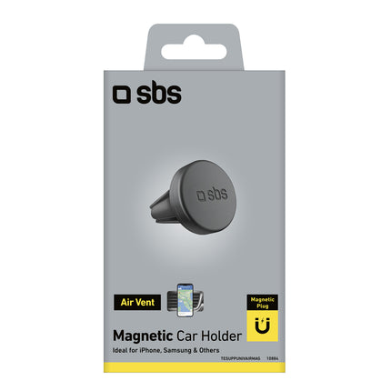 SBS Magnetic car holder for smartphone, diameter 33 mm for air vent - black – image 11