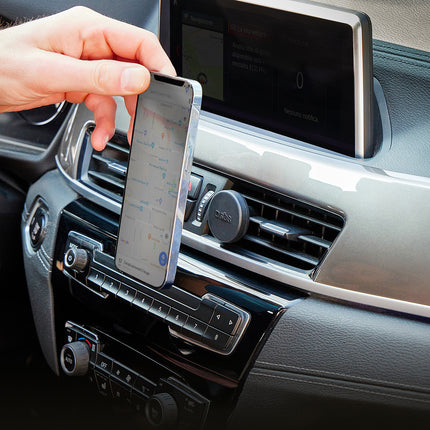 SBS Magnetic car holder for smartphone, diameter 33 mm for air vent - black – image 12