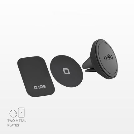 SBS Magnetic car holder for smartphone, diameter 33 mm for air vent - black – image 20