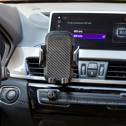 SBS Reinforced car holder for a smartphone on the air vent - black – image 6