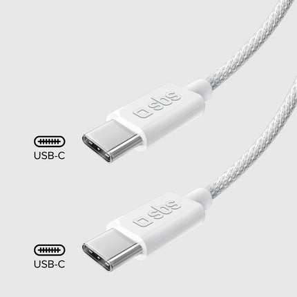 SBS Braided cable USB-C 60W 1.5m - gray – image 10