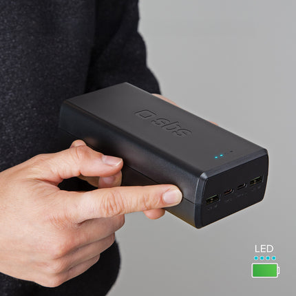 SBS Powerbank 30000 mAh USB-C USB-A - black – image 5