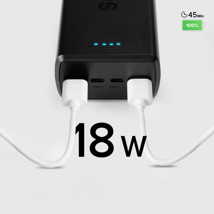 SBS Powerbank 30000 mAh USB-C USB-A - black – image 8