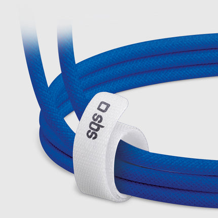 SBS Braided cable USB-C - USB-C 60W 1.5m - blue – image 5