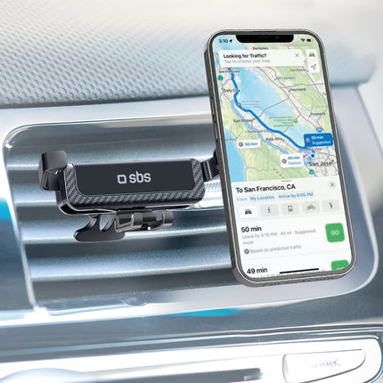 SBS Gravity car holder for smartphone - black – image 5