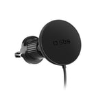 SBS Smartphone car holder with MagSafe inductive charger - black