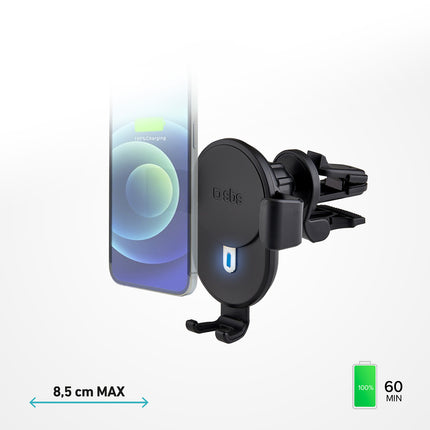 SBS Car holder for a smartphone with a 10W inductive charger - black – image 6