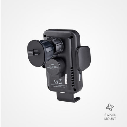 SBS Car smartphone holder with wireless charger for air vent - black – image 3