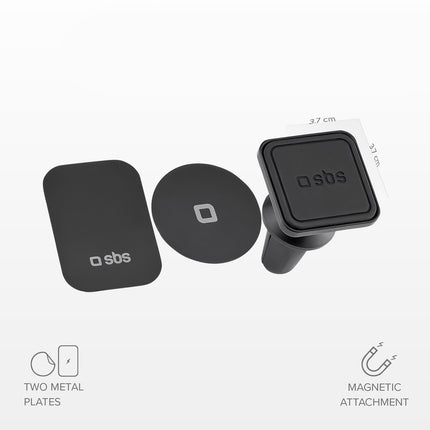 SBS Magnetic car smartphone holder for air vent - black – image 3