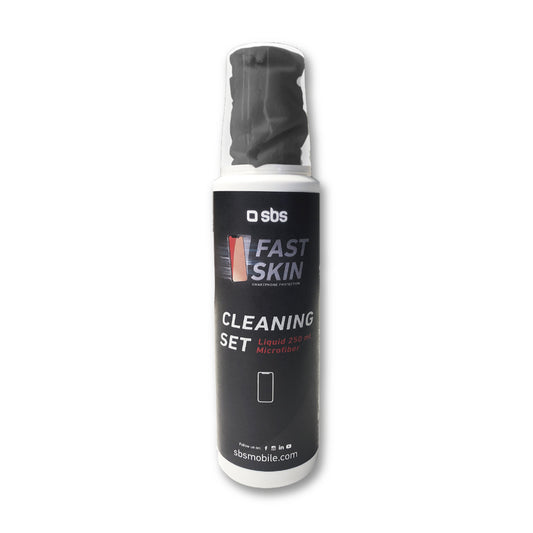 SBS SET Liquid for cleaning smartphone screens with microfiber, 250 ml
