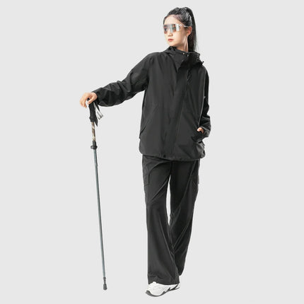 Qunature Nordic walking aluminum trekking pole 110 - 130 cm brown - 1 pc. – image 8
