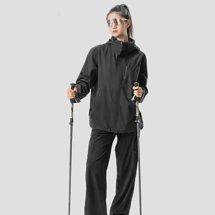 Qunature Nordic walking aluminum trekking pole 110 - 130 cm brown - 1 pc. – image 9