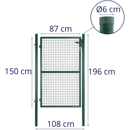 WIESENFIELD Gateway garden entrance made of steel 107.5 x 196 cm – image 7