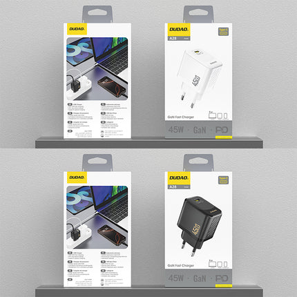 DUDAO A28 GaN USB-C 45W wall charger - black – image 4