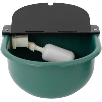 WIESENFIELD Plastic waterer for cattle and horses with water connection, 2.8 l, green - set of 4. – image 3