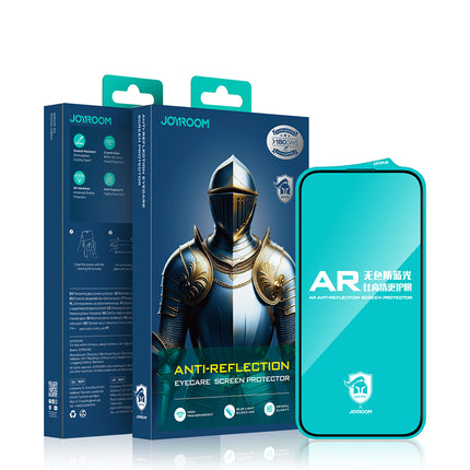 JOYROOM Tempered glass with anti-reflection for iPhone 15 Plus/16 Plus – image 4
