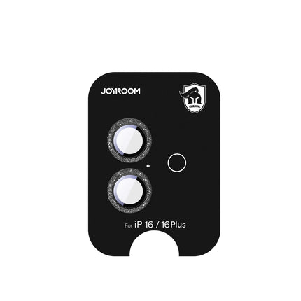 JOYROOM Protective glass for iPhone 16/16 Plus lenses - black
