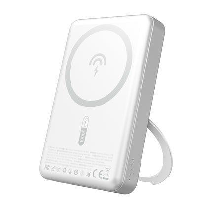 DUDAO Powerbank K28 10000mAh with MagSafe with metal housing and PD stand 22.5W - silver