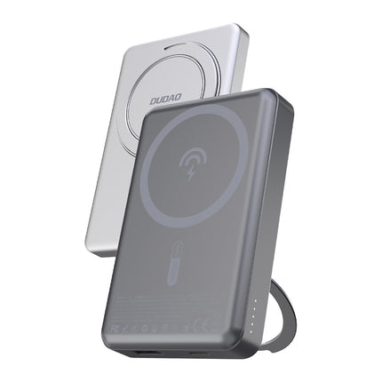 DUDAO Powerbank K28 10000mAh with MagSafe with metal housing and PD stand 22.5W - gray – image 7
