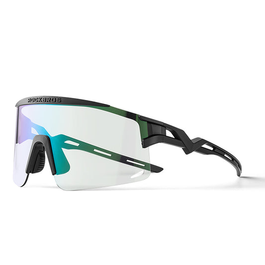ROCKBROS Photochromic cycling glasses with UV filter and corrective insert - black