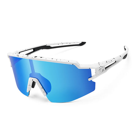 ROCKBROS Polarized cycling glasses for children with a UV filter - white and blue – image 2