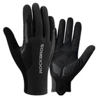 ROCKBROS Shock-absorbing cycling gloves, full size XL - black