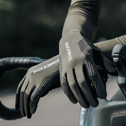 ROCKBROS Full size XXL shock-absorbing cycling gloves - black – image 11