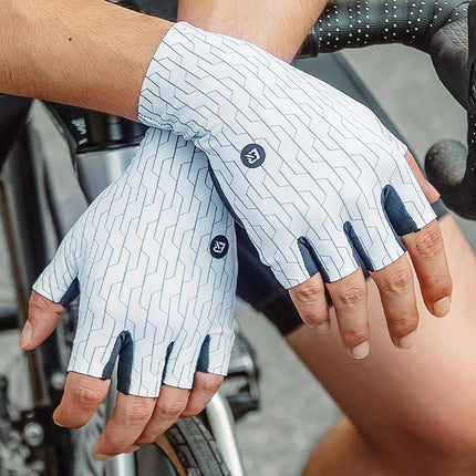 ROCKBROS Road cycling gloves, size L - white and black – image 22